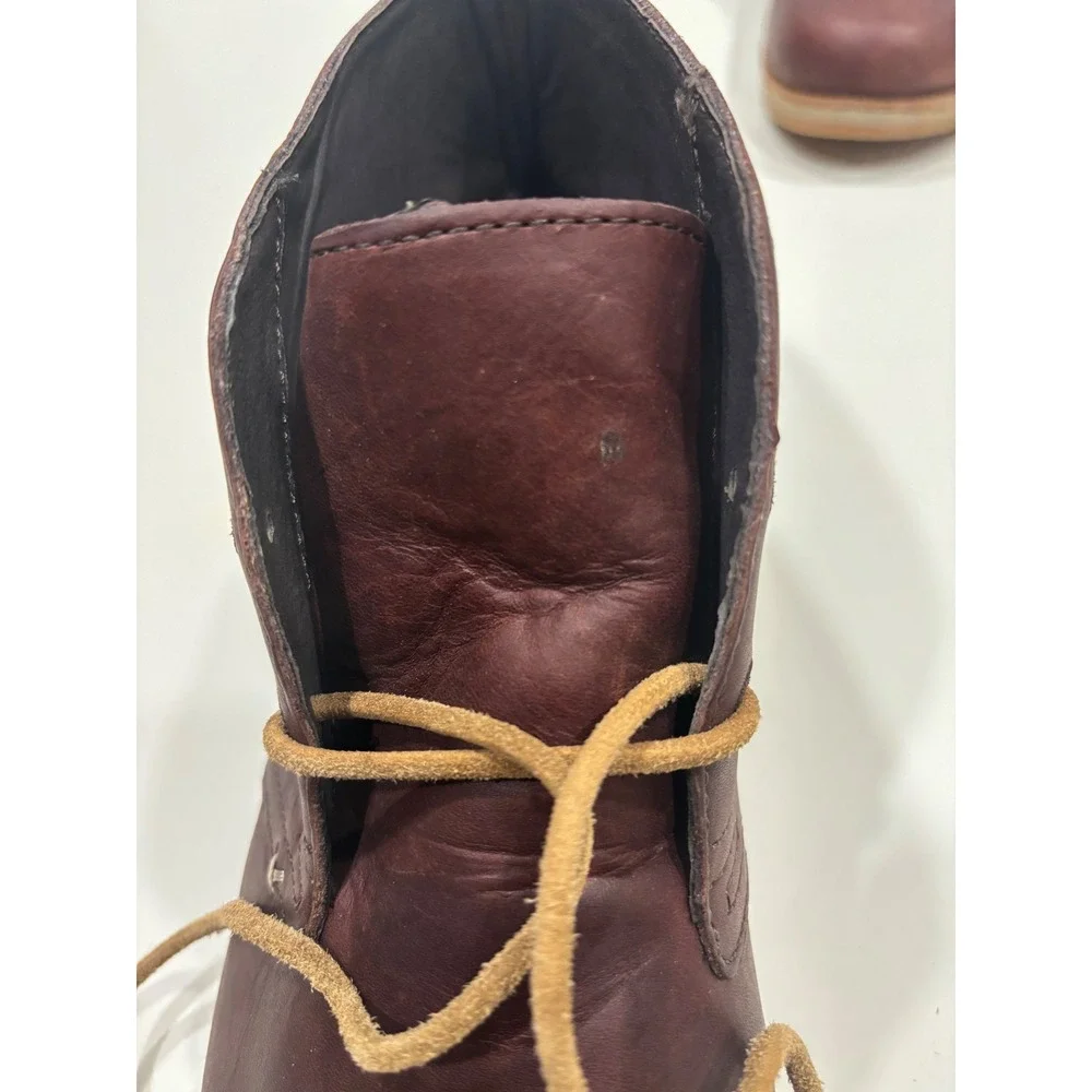 Hari Mari Nokona Leather Chukka Boots Mens 9 Canyon Brown HM-NK-BRN
